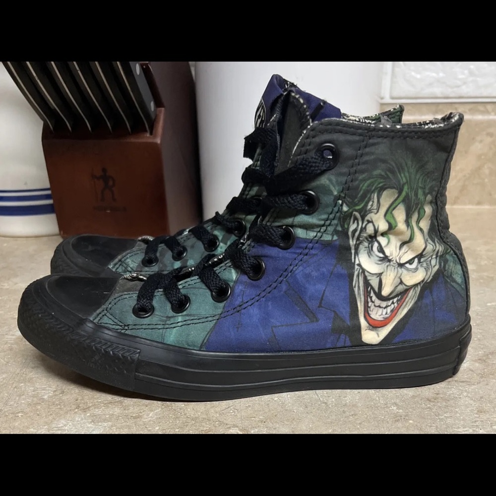 Converse All Star DC Comics The Joker Taylor Mens 4 Womens 6